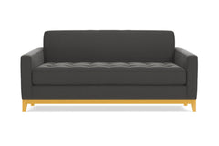Monroe Drive Apartment Size Sleeper Sofa :: Leg Finish: Natural / Sleeper Option: Deluxe Innerspring Mattress