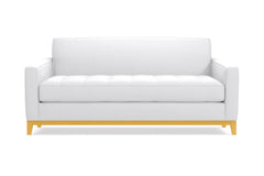 Monroe Drive Apartment Size Sleeper Sofa :: Leg Finish: Natural / Sleeper Option: Deluxe Innerspring Mattress
