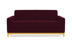 Monroe Drive Apartment Size Sleeper Sofa Bed :: Leg Finish: Natural / Sleeper Option: Memory Foam Mattress