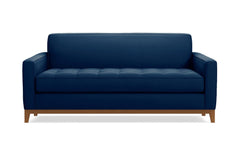 Monroe Drive Twin Size Sleeper Sofa :: Leg Finish: Pecan / Sleeper Option: Deluxe Innerspring Mattress