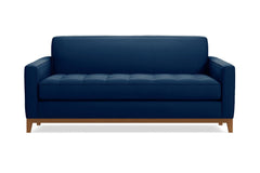 Monroe Drive Apartment Size Sleeper Sofa Bed :: Leg Finish: Pecan / Sleeper Option: Memory Foam Mattress