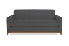 Monroe Drive Apartment Size Sleeper Sofa Bed :: Leg Finish: Pecan / Sleeper Option: Deluxe Innerspring Mattress