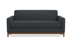 Monroe Drive Apartment Size Sleeper Sofa :: Leg Finish: Pecan / Sleeper Option: Memory Foam Mattress
