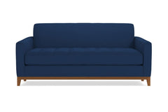 Monroe Drive Twin Size Sleeper Sofa Bed :: Leg Finish: Pecan / Sleeper Option: Memory Foam Mattress