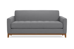 Monroe Drive Twin Size Sleeper Sofa :: Leg Finish: Pecan / Sleeper Option: Deluxe Innerspring Mattress