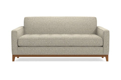Monroe Drive Twin Size Sleeper Sofa Bed :: Leg Finish: Pecan / Sleeper Option: Deluxe Innerspring Mattress