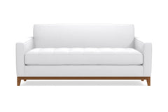 Monroe Drive Apartment Size Sleeper Sofa Bed :: Leg Finish: Pecan / Sleeper Option: Memory Foam Mattress