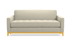 Monroe Drive Apartment Size Sleeper Sofa :: Leg Finish: Natural / Sleeper Option: Deluxe Innerspring Mattress