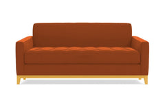 Monroe Drive Apartment Size Sleeper Sofa Bed :: Leg Finish: Natural / Sleeper Option: Memory Foam Mattress