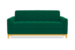 Monroe Drive Apartment Size Sleeper Sofa :: Leg Finish: Natural / Sleeper Option: Deluxe Innerspring Mattress