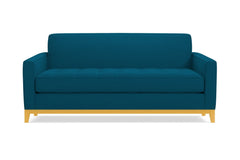 Monroe Drive Apartment Size Sleeper Sofa :: Leg Finish: Natural / Sleeper Option: Deluxe Innerspring Mattress
