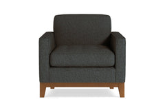 Monroe Drive Chair :: Leg Finish: Pecan