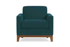 Monroe Drive Chair :: Leg Finish: Pecan