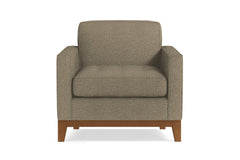 Monroe Drive Chair :: Leg Finish: Pecan