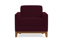 Monroe Drive Chair :: Leg Finish: Pecan