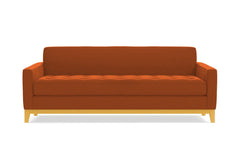 Monroe Drive Queen Size Sleeper Sofa Bed :: Leg Finish: Natural / Sleeper Option: Memory Foam Mattress