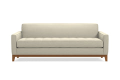 Monroe Drive Queen Size Sleeper Sofa Bed :: Leg Finish: Pecan / Sleeper Option: Deluxe Innerspring Mattress