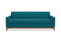 Monroe Drive Queen Size Sleeper Sofa Bed :: Leg Finish: Pecan / Sleeper Option: Deluxe Innerspring Mattress