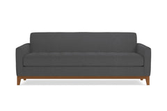 Monroe Drive Queen Size Sleeper Sofa Bed :: Leg Finish: Pecan / Sleeper Option: Memory Foam Mattress