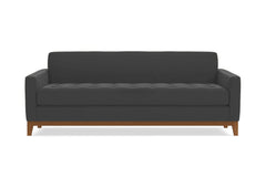 Monroe Drive Queen Size Sleeper Sofa :: Leg Finish: Pecan / Sleeper Option: Memory Foam Mattress