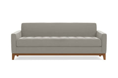 Monroe Drive Queen Size Sleeper Sofa Bed :: Leg Finish: Pecan / Sleeper Option: Deluxe Innerspring Mattress