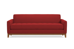 Monroe Drive Queen Size Sleeper Sofa Bed :: Leg Finish: Pecan / Sleeper Option: Deluxe Innerspring Mattress