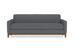 Monroe Drive Queen Size Sleeper Sofa Bed :: Leg Finish: Pecan / Sleeper Option: Memory Foam Mattress