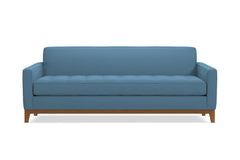 Monroe Drive Queen Size Sleeper Sofa Bed :: Leg Finish: Pecan / Sleeper Option: Deluxe Innerspring Mattress