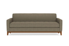 Monroe Drive Queen Size Sleeper Sofa Bed :: Leg Finish: Pecan / Sleeper Option: Memory Foam Mattress