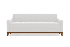 Monroe Drive Queen Size Sleeper Sofa :: Leg Finish: Pecan / Sleeper Option: Memory Foam Mattress
