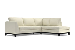 Mulholland Drive 2pc Sleeper Sectional :: Leg Finish: Espresso / Configuration: RAF - Chaise on the Right / Sleeper Option: Deluxe Innerspring Mattress