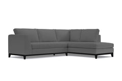 Mulholland Drive 2pc Sectional Sofa :: Leg Finish: Espresso / Configuration: RAF - Chaise on the Right