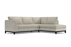 Mulholland Drive 2pc Sectional Sofa :: Leg Finish: Espresso / Configuration: RAF - Chaise on the Right