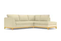 Mulholland Drive 2pc Sectional Sofa :: Leg Finish: Natural / Configuration: RAF - Chaise on the Right