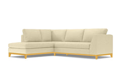 Mulholland Drive 2pc Sleeper Sectional :: Leg Finish: Natural / Configuration: LAF - Chaise on the Left / Sleeper Option: Deluxe Innerspring Mattress