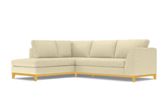 Mulholland Drive 2pc Sleeper Sectional :: Leg Finish: Natural / Configuration: LAF - Chaise on the Left / Sleeper Option: Memory Foam Mattress