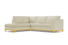 Mulholland Drive 2pc Sleeper Sectional :: Leg Finish: Natural / Configuration: LAF - Chaise on the Left / Sleeper Option: Memory Foam Mattress