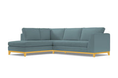 Mulholland Drive 2pc Sectional Sofa :: Leg Finish: Natural / Configuration: LAF - Chaise on the Left