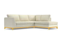 Mulholland Drive 2pc Sectional Sofa :: Leg Finish: Natural / Configuration: RAF - Chaise on the Right