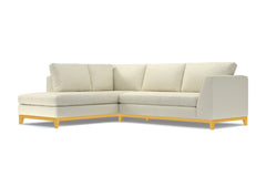 Mulholland Drive 2pc Sleeper Sectional :: Leg Finish: Natural / Configuration: LAF - Chaise on the Left / Sleeper Option: Memory Foam Mattress