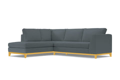 Mulholland Drive 2pc Sleeper Sectional :: Leg Finish: Natural / Configuration: LAF - Chaise on the Left / Sleeper Option: Memory Foam Mattress