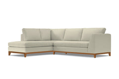 Mulholland Drive 2pc Sectional Sofa :: Leg Finish: Pecan / Configuration: LAF - Chaise on the Left