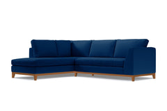 Mulholland Drive 2pc Sectional Sofa :: Leg Finish: Pecan / Configuration: LAF - Chaise on the Left