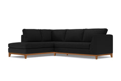 Mulholland Drive 2pc Sectional Sofa :: Leg Finish: Pecan / Configuration: LAF - Chaise on the Left