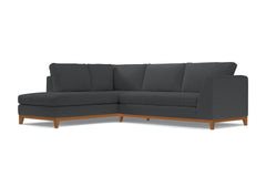 Mulholland Drive 2pc Sectional Sofa :: Leg Finish: Pecan / Configuration: LAF - Chaise on the Left