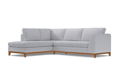 Mulholland Drive 2pc Sectional Sofa :: Leg Finish: Pecan / Configuration: LAF - Chaise on the Left