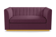 Nora Apartment Size Sofa :: Leg Finish: Natural / Size: Apartment Size - 74&quot;w