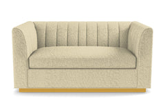 Nora Apartment Size Sofa :: Leg Finish: Natural / Size: Apartment Size - 74&quot;w