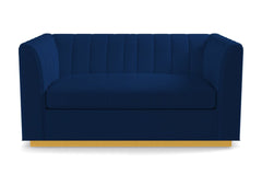 Nora Apartment Size Sofa :: Leg Finish: Natural / Size: Apartment Size - 74&quot;w