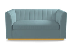 Nora Apartment Size Sofa :: Leg Finish: Natural / Size: Apartment Size - 74&quot;w